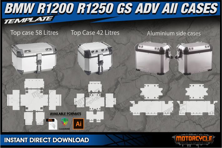 BMW R1200 R1250 GS ADV All CASES 2004-2023