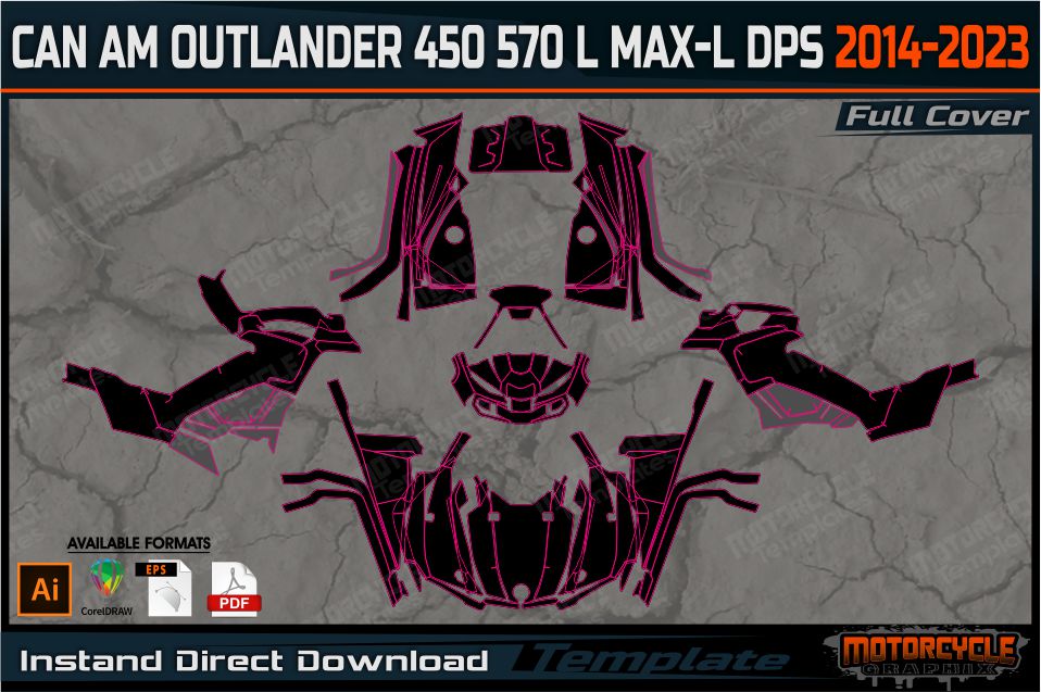 CAN AM OUTLANDER 450 570 L MAX-L DPS 2014-2023 Full Cover