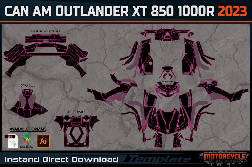 CAN AM OUTLANDER XMR 850 1000R 2023 Komplettset