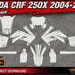 HONDA CRF 250X 2004-2020