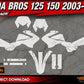 HONDA BROS NXR 125 150 2003-2008