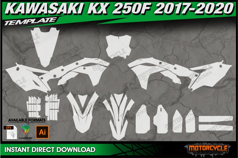 KAWASAKI KXF 250 KX 250F 2017-2020