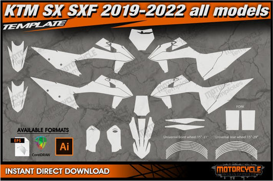 KTM SX SXF 125 150 250 350 450 2019-2022