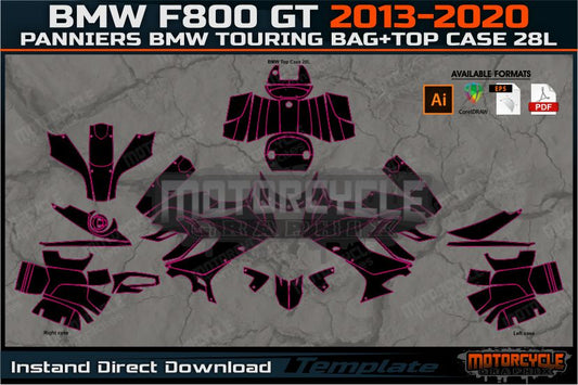BMW F800 GT 2013-2020 +PANNIERS BMW TOURING BAG+TOP CASE 28L
