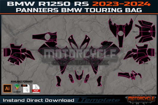 BMW R1250 RS 2023-2024+PANNIERS BMW TOURING BAG