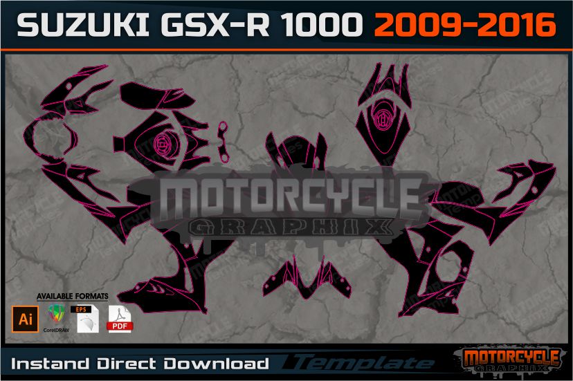 SUZUKI GSX-R 1000 2009-2016 K9 GSX R