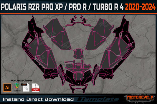 POLARIS RZR PRO XP + PRO R + TURBO R 4 2020-2024
