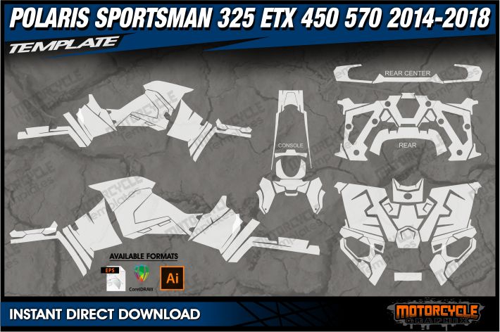 POLARIS SPORTSMAN 325 ETX 450 570 2014-2018