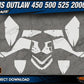 POLARIS OUTLAW 450 500 505 525 2006-2008