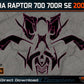 YAMAHA RAPTOR 700 700R SE 2006-2012