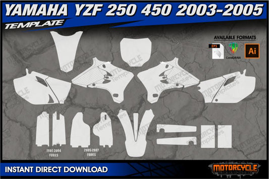 YAMAHA YZF 250 450 2003-2005