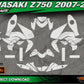 KAWASAKI Z750 Z 750 2007-2022