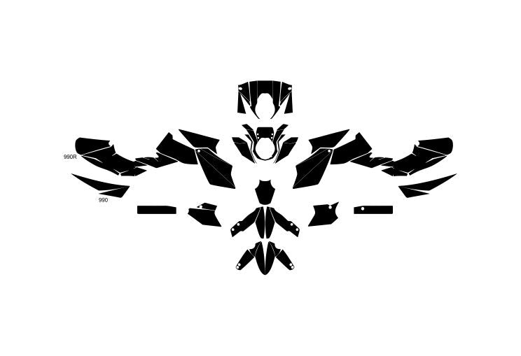 KTM SUPER DUKE 990 05-16 990R 07-13