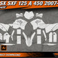 KTM SX SXF 125 A 450 2007-2010