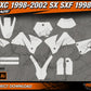 KTM EXC 1998-2002 SX SXF 1998-2000