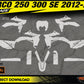 SHERCO 250 300 SE ENDURO 2012-2016