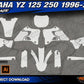 YAMAHA YZ 125 250 YZ125 YZ 250 1996-2001