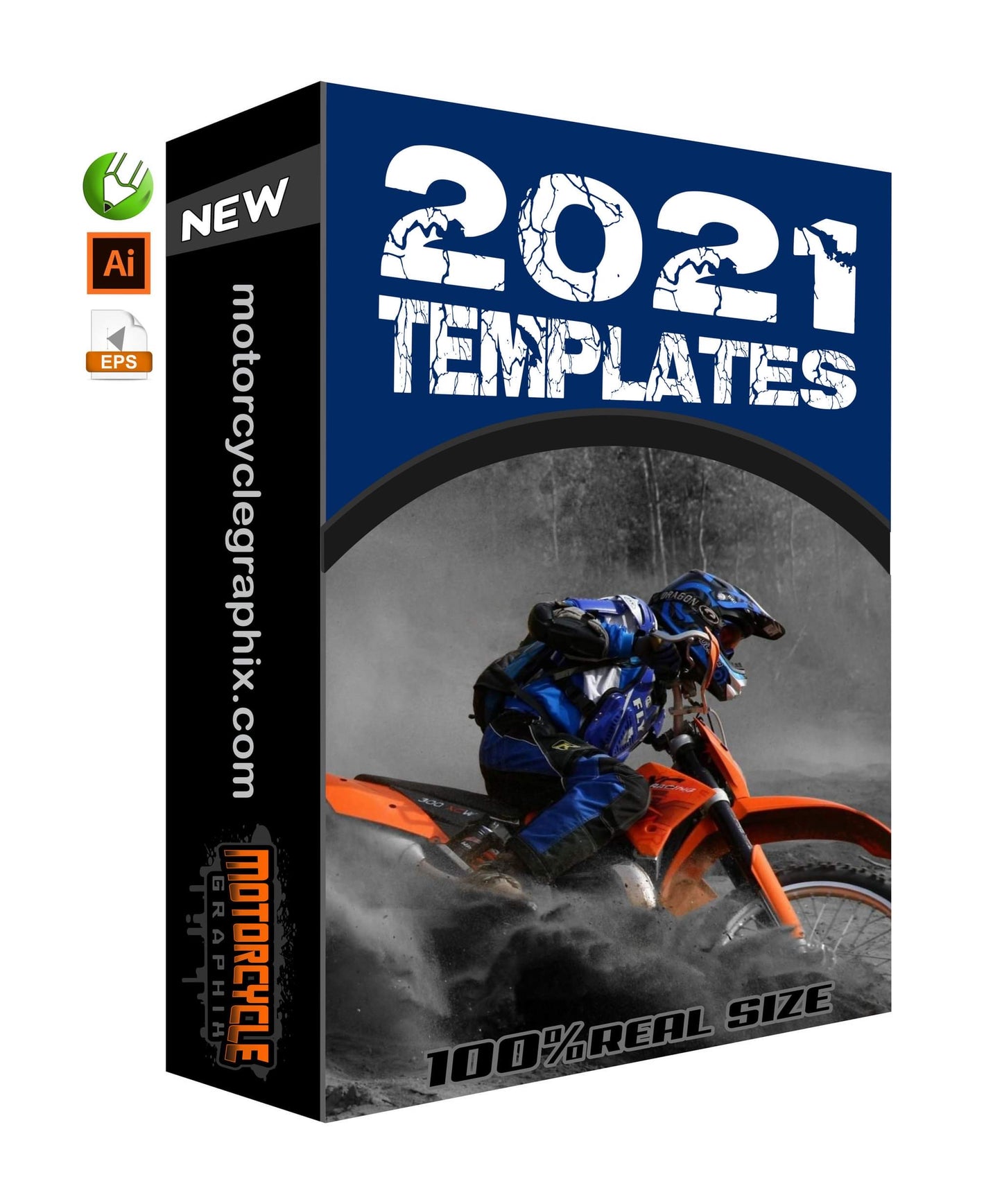 Pack templates 2021 motocross-enduro