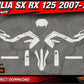 APRILIA SX RX 125 2007-2013