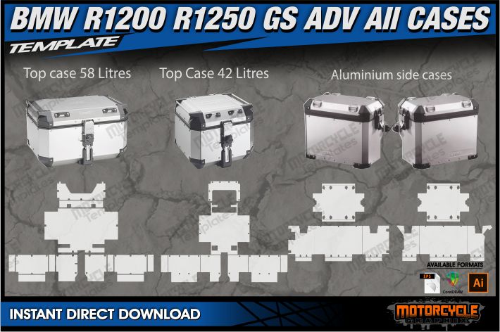 BMW R1200 R1250 GS ADV All CASES 2004-2023