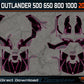 CAN AM OUTLANDER 500 650 800 1000 2013-2022