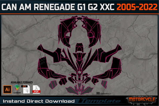 CAN AM RENEGADE G1 G2 XXC 500 570R 650 800 850R 800X 1000R 2005-2022