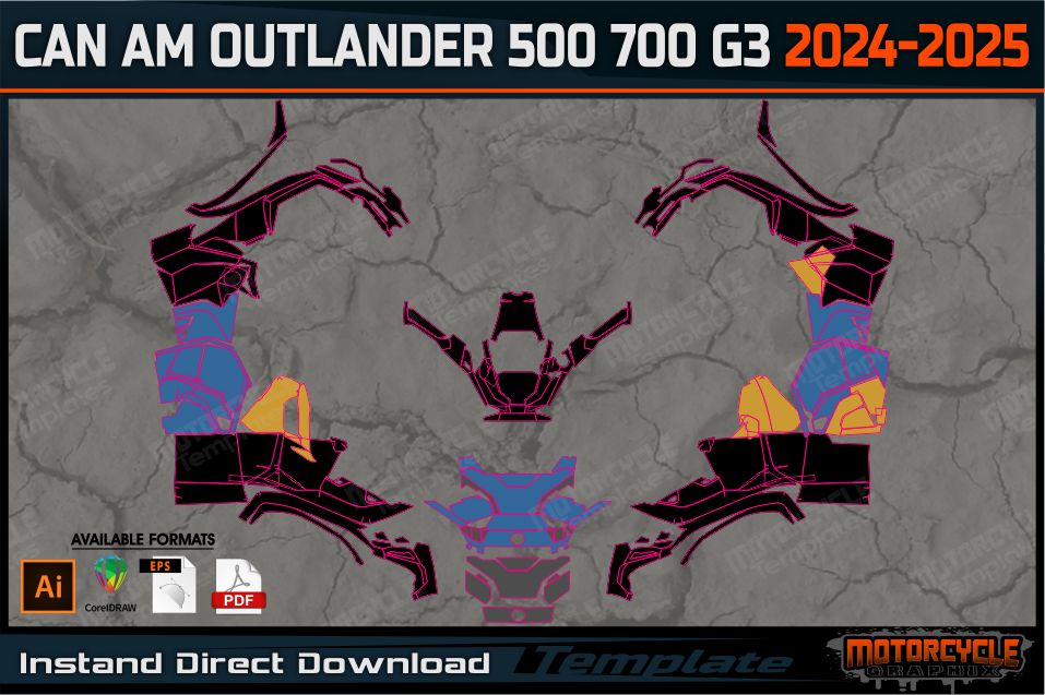 CAN AM OUTLANDER 500 700 G3 2024-2025