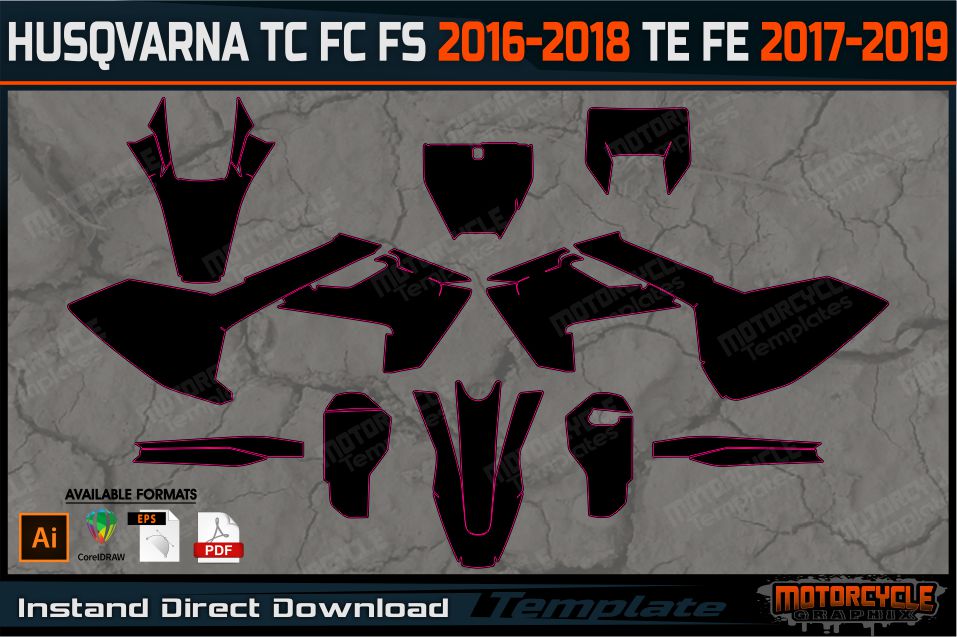 HUSQVARNA TC FC FS 2016-2018 TE FE 2017-2019 All Models