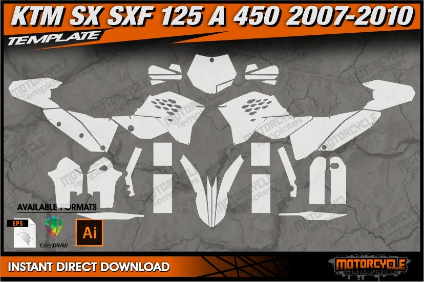 KTM SX SXF 125 A 450 2007-2010