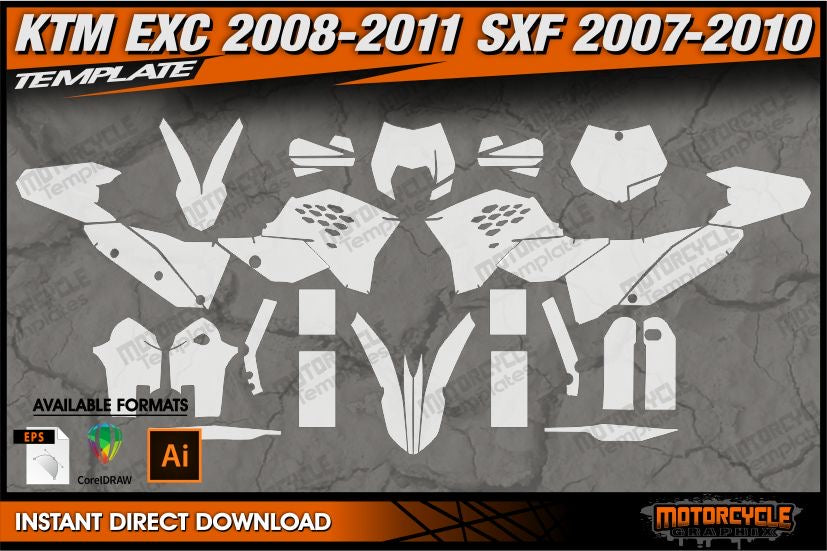 KTM EXC 2008-2011 SXF 2007-2010