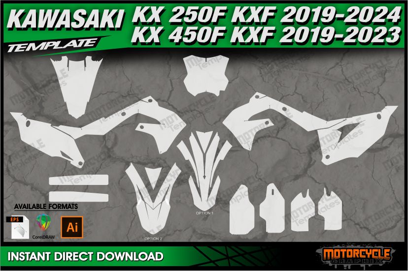 KAWASAKI KXF 250 2019-2024 KXF 450 2019-2023