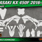 KAWASAKI KXF 450 KX 450F 2016-2018