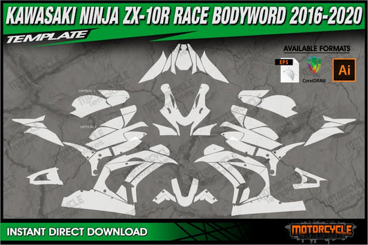 KAWASAKI NINJA ZX-10R RACE BODYWORK 2016-2020 ZX10R