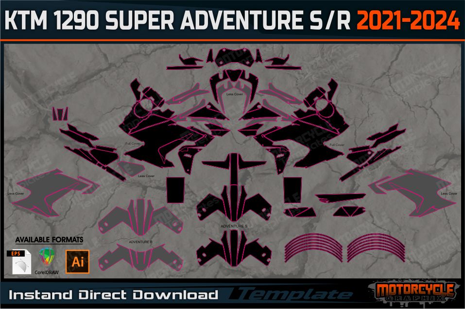 KTM 1290 SUPER ADVENTURE S / R 2021-2024