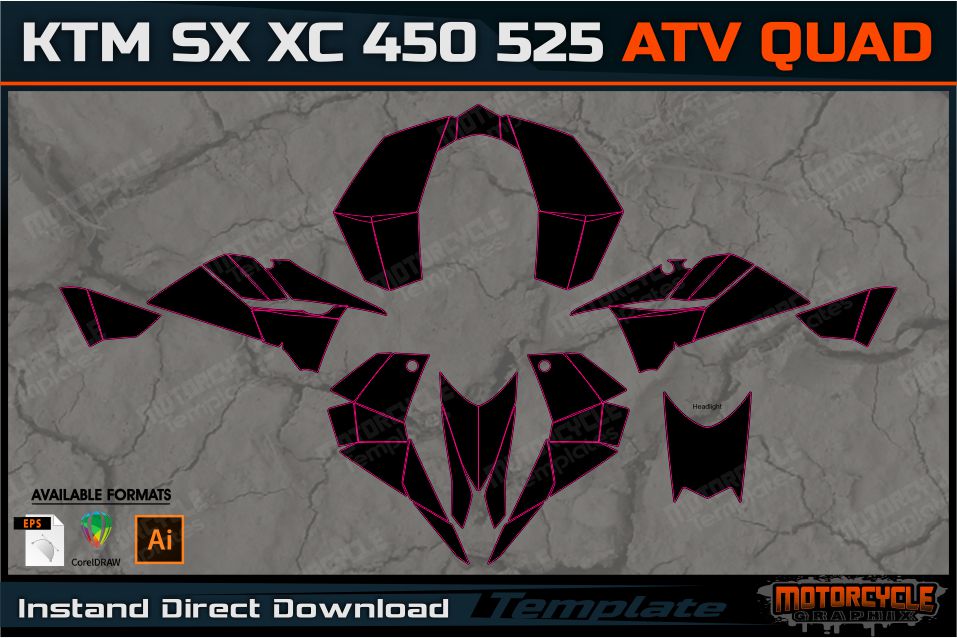 KTM SX XC 450 525 ATV QUAD