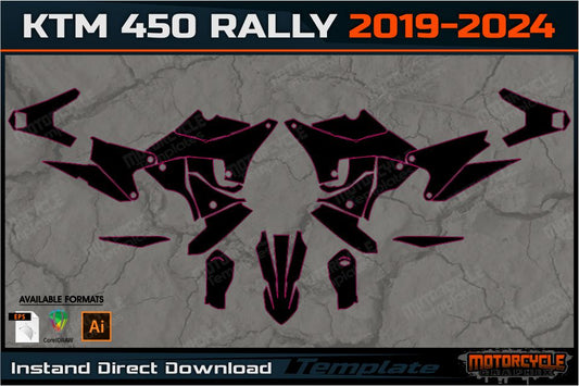 Ktm Rally Bike Vector KTM RALLY 450 – MOTORCYCLE TEMPLATES