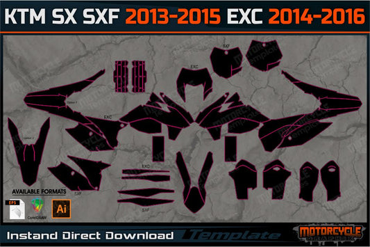 KTM SX SXF 2013-2015 EXC 2014-2016