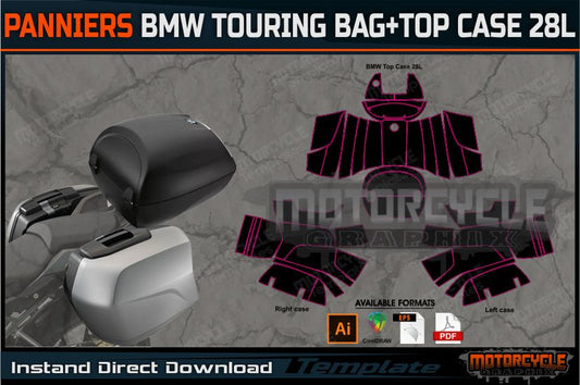 PANNIERS BMW TOURING BAG+TOP CASE 28L