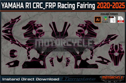 YAMAHA R1 CRC_FRP RACING FAIRINGS 2020-2025