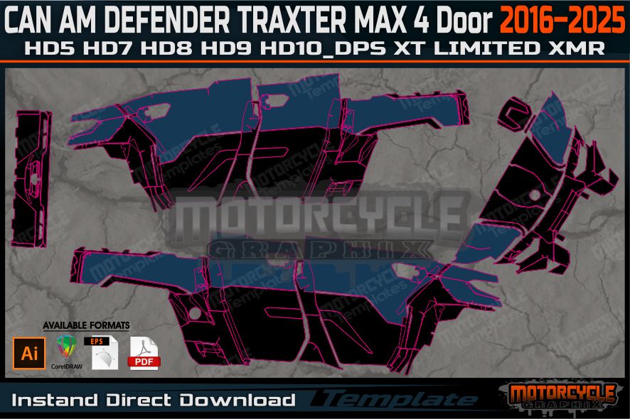 CAN AM TRAXTER-DEFENDER DPS XT XT-P X-MR 2020–2024
