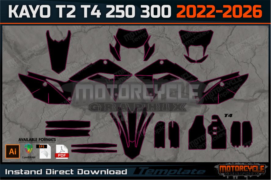 KAYO T2 T4 250 300 2022-2026