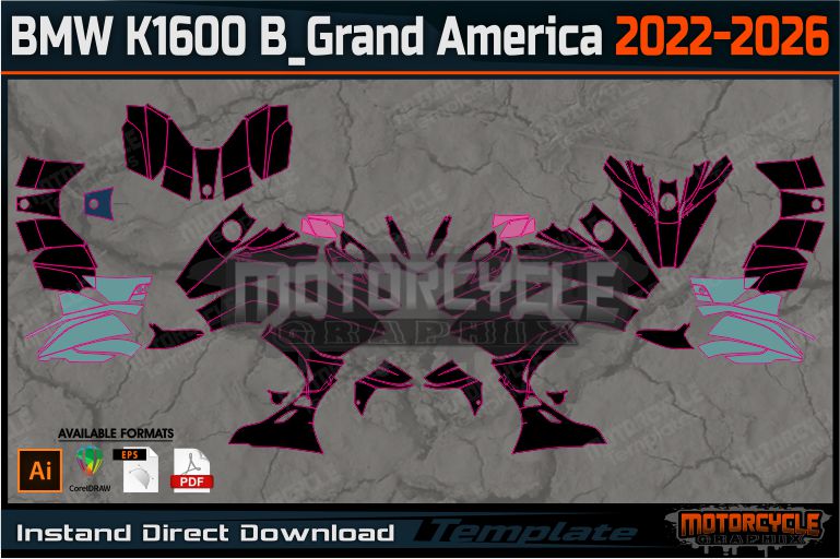 BMW K1600 B+Grand America 2022-2026
