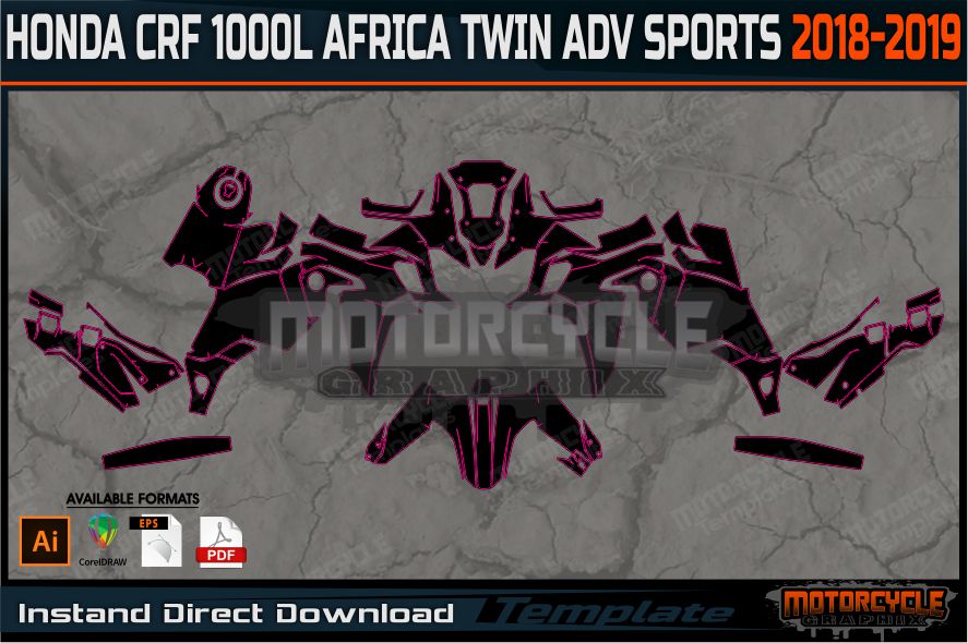 HONDA CRF 1000L AFRICA TWIN ADVENTURE SPORTS 2018-2019