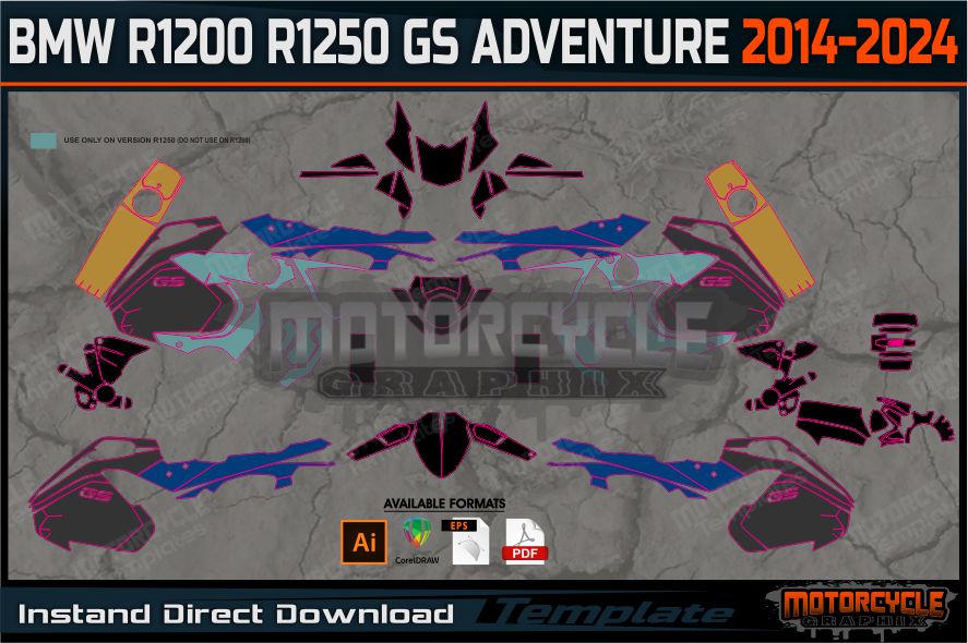 BMW R1200 R1250 GS ADVENTURE 2014-2024