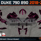 KTM DUKE 790 890 2018-2024
