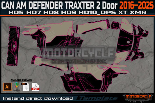 CAN AM DEFENDER_TRAXTER HD10_DPS XT XMR 2 Door 2016–2025