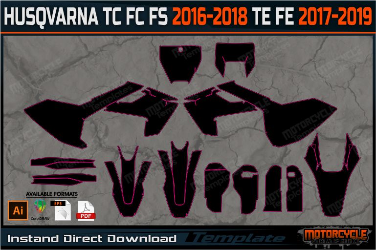 HUSQVARNA TC FC FS 2016-2018 TE FE 2017-2019 All Models