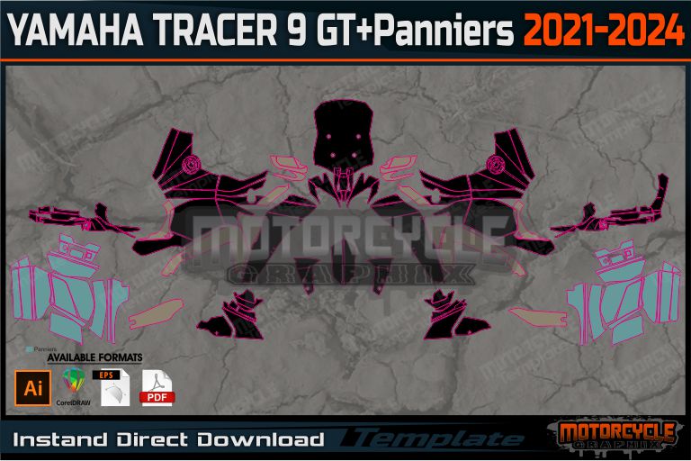 YAMAHA TRACER 9 GT+Panniers 2021-2024