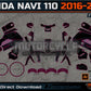 Komplettset HONDA NAVI 110