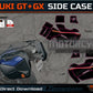 SUZUKI GT + GX SIDE CASE SET